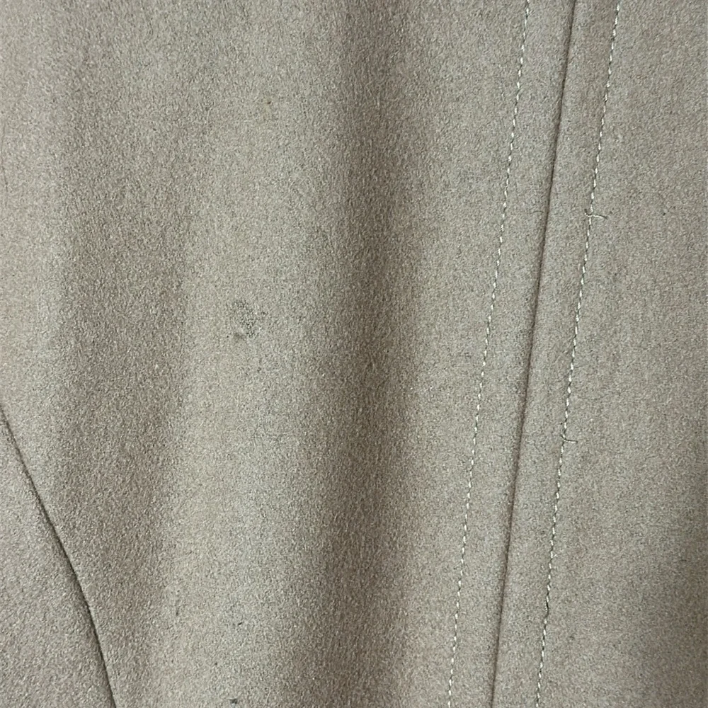 Kenneth Cole peacoat wool double breasted tan camel coat - Picture 5 of 6